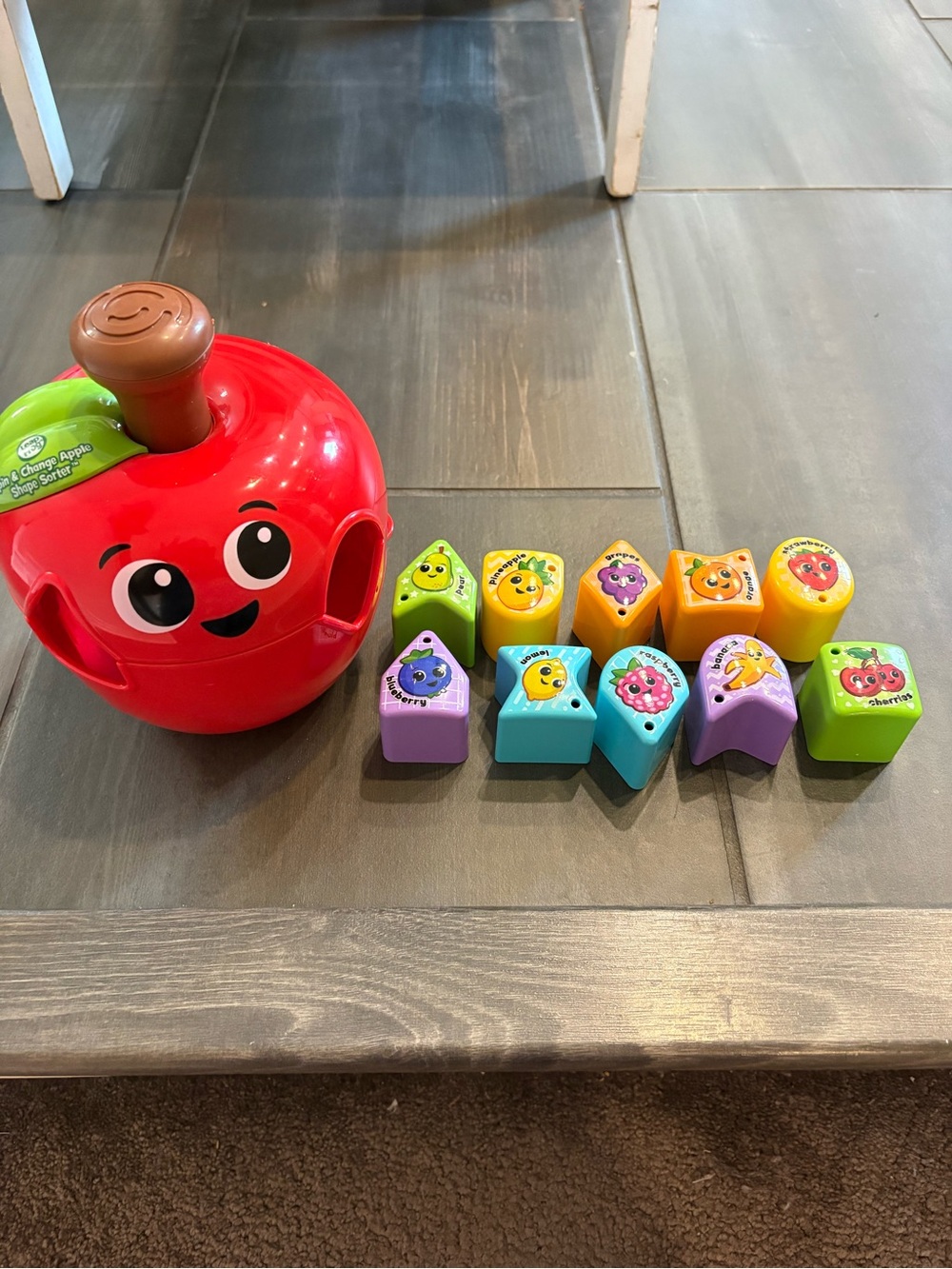 Leap Frog Spin & Change Apple Shape Sorter